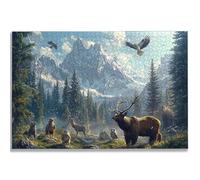 Puzzle Paysage 5000 Pièces Adultes, Puzzle 5000 Pièces pour Adultes et Enfants à Partir de 14 Ans, Animal Puzzles Bois de Qualité Supérieure avec Une Boîte d'emballage Exquise, Cadeau Femme, -1327