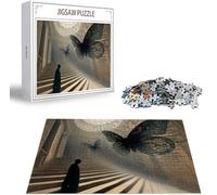 Puzzle Paysage 6000 Pièces Adultes, Puzzle 6000 Pièces pour Adultes à Partir de 14 Ans, Papillon Puzzles Bois de Qualité Supérieure avec Une Boîte d'emballage Exquise, Cadeau Femme/Homme B-189