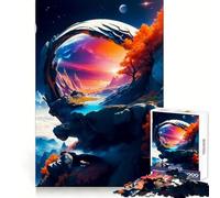 Puzzle Paysage astronomique pour Adolescents, 1000 pièces, Stimulation cérébrale, détente, découpe de qualité supérieure, (38x26cm)