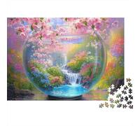 Puzzle Paysage Beauté en Bouteille - Jeu de Puzzle Stimulant pour Toute la Famille, Cadeau pour Femmes et Hommes, 500 pièces (52 x 38 cm)