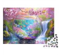 Puzzle Paysage Beauté en Bouteille - Jeu éducatif pour garçons et Filles - Jeu de Puzzle éducatif adapté au Divertissement Familial - Très intéressant - 1000 pièces (75x50cm)