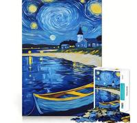 Puzzle Paysage de Ciel étoilé pour Adultes, 1000 pièces, Jouet Intelligent et apaisant, découpe précise, Objet de Collection 50x75cm