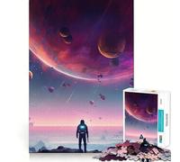 Puzzle Paysage de la Vallée des Galaxies 1000 pièces Stimule l'esprit Découpe Nette Composants Robustes Divertissement captivant pour des Moments de détente à la Maison (38x26cm)