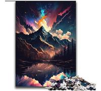 Puzzle Paysage de Montagne 2000 pièces pour Adolescents, pour Un Anniversaire, Une fête ou Une séance Photo, décoration Murale pour Les 14 Ans et Plus (70x100cm)
