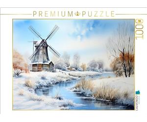 Puzzle · Paysage ernal avec Moulin à Vent | La magie des moulins à vent · 1000 pièces · Format assemblé 64 × 48 cm · CALVENDO Puzzle