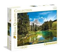 Puzzle paysage et nature - Clementoni - Le lac Bleu - 1500 pièces - Adulte - Italie