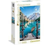 Clementoni - Puzzle - Braies Lac - 500 pièces - Multicolore