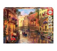 Educa - Puzzle de 1500 pièces pour Adultes | Coucher de Soleil à Venise | Recommandé à partir de 14 Ans (17124)