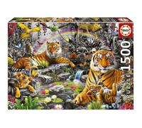 Puzzle paysage et nature - EDUCA - Jungle radieuse - 1500 pièces - Sachet de colle inclus
