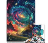Puzzle Paysage Fantastique 1000 Pièces pour Ados et Adultes, Jeu de Puzzle Défiant, Idéal comme Cadeau pour Toute la Famille (50x75cm)