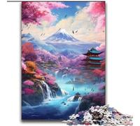 Puzzle Paysage Japonais 2000 Pièces pour Adultes, Jeux Éducatifs, Décoration Maison, Cadeau d'anniversaire, Cadeaux, Art Mural (70x100cm)