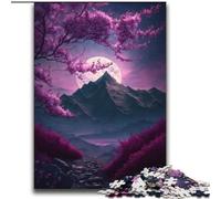 Puzzle Paysage Japonais Néon 2000 pièces pour Adultes et Adolescents, Anti-Stress, Vacances à la Maison, Passe-Temps et Amour Entre Couples (70x100cm)