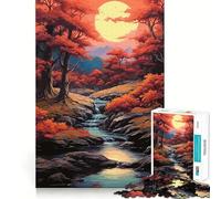 Puzzle Paysage Nature pour Adolescents, 1000 pièces, pour stimuler la mémoire, se détendre et s'amuser Un Cadeau Exquis (38x52cm)