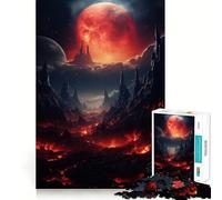 Puzzle Paysage Volcanique 1000 Pièces Entraînement Cérébral Amusant Découpe Claire Composants Robustes Divertissement Captivant pour des Moments Confortables à la Maison (38x26cm)