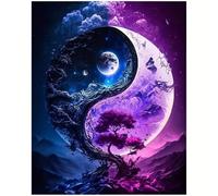 Puzzle Paysage Yin Yang pour Adultes,30 pièces,25x20 cm Bricolage Artistique Puzzles, Jeu éducatif Challenge Toy Puzzle pour Décoration de la Maison