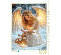 Puzzle · Pêche à la Ligne | Un faon et un ange · 1000 pièces · Format assemblé 64 × 48 cm · CALVENDO Puzzle