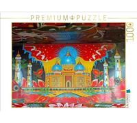 Puzzle · Peinture rikscham | Sur la route au Bangladesh · 1000 pièces · Format assemblé 64 × 48 cm · CALVENDO Puzzle