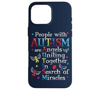 Puzzle People with Autism are Angels Accept Autism Awareness Coque pour iPhone 16 Pro Max
