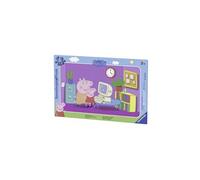Puzzle - Peppa Pig - 15 Pieces Devant L'ordi