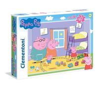 Puzzle Peppa Pig - - Clementoni 60 pièces Maxi - Pour Enfant de 4 ans et plus - Fabriqué en Italie