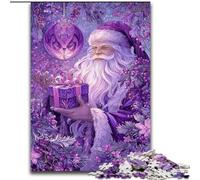 Puzzle Père Noël 1000 pièces pour Adultes, Jouets éducatifs, Jeux Anti-Stress, Cadeaux Secrets du Père Noël pour Les Enfants de 14 Ans et Plus 50x75cm