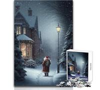 Puzzle Père Noël V 1000 pièces - Jeu de développement cognitif Amusant - Cadeau spécial et attentionné - Dimensions:50x75cm