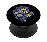 Puzzle Perfection Piece by Piece Mindset Design PopSockets PopGrip Adhésif