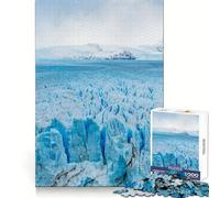 Puzzle Perito Moreno Glacier 1000 pièces pour Adultes, Exercice cérébral, Anti-Stress, décoration Murale (50x75cm)