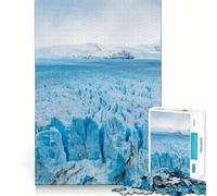 Puzzle Perito Moreno Glacier 1000 pièces pour Adultes, Exercice cérébral, Anti-Stress, décoration Murale (50x75cm)