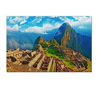 Puzzle Pérou 1000 pièces Pérou Machu Picchu Jeu de Puzzle Oeuvre d'art Souvenir de Voyage 70x50CM