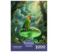 Puzzle Perroquet 1000 Pièces pour Adultes Et Enfants, Défi Cérébral Et Jeu Complexe, Puzzles Mysterious Forêt Tropicale Humide, DéCoration, Idée Cadeau 70x50cm/1000pcs