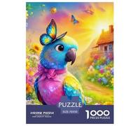 Puzzle Perroquet 1000 Pièces pour Adultes Et Enfants, Jeu en Famille, Jeu Éducatif, Puzzles Jardin, Home Decor, Idée Cadeau 70x50cm/1000pcs