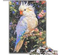 Puzzle Perroquet Blanc de la Jungle 2000 pièces pour Adultes et Adolescents, Jouets addictifs pour la décoration de la Maison (70x100cm)