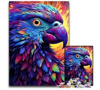 Puzzle Perroquet coloré 1000 pièces Puzzle Impossible pour Adultes Idéal pour Les Adolescents et Les collectionneurs, Cadeau de Voyage, Activité familiale 50x75cm / 19,68x29,52 Pouces