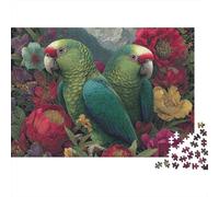 Puzzle Perroquet coloré, idéal pour Les Jeux en Famille, idéal comme Cadeau d'anniversaire, avec Une difficulté et Un défi élevés, 1 000 pièces (75 x 50 cm)