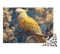 Puzzle Perroquet Coloré Jeux de Puzzle Puzzles Défis Idées Cadeaux pour Hommes et Femmes Amusement en Famille 500 pièces (52x38cm)