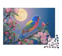 Puzzle Perroquet Coloré Jeux de Puzzle Puzzles Défis Idées Cadeaux pour Hommes et Femmes Amusement en Famille 300 pièces (40x28cm)