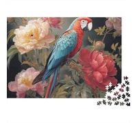 Puzzle Perroquet Coloré, Jeux Éducatifs, Jeux de Puzzle Défi, Idées Cadeaux pour Femmes et Hommes, 500 pièces (52x38cm)