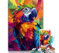 Puzzle Perroquet pour Adultes 1000 pièces décoration Murale Artistique et idée Cadeau d'anniversaire pour Amis Bureau à Domicile (38x26cm)