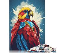 Puzzle Perroquet Super-héros 1000 Pièces Puzzle en Bois pour Adultes 18+ Jeux Éducatifs 1000 pièces (75x50cm)