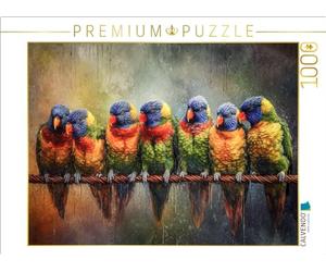 Puzzle · Perroquets | 1000 pièces · Format assemblé 64 × 48 cm · CALVENDO Puzzle