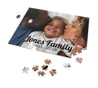 Puzzle personnalisé à partir de photos - 300/500/1 000 pièces - Puzzle personnalisé en bois pour adultes et enfants, famille, Noël, Saint-Valentin, mariage, cadeau (1 500 p)