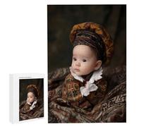 Puzzle Personnalisé avec Photo, Puzzle en Bois 1000 Pieces Adulte, Idée Cadeau Avancée Personnalisable, DIY Puzzles Jouet Personnalisé pour la Famille/Couple/Animaux ou Paysage Photo (1000 Pièces) N54