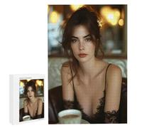 Puzzle Personnalisé avec Photo, Puzzle en Bois 200 Pieces Adulte, Idée Cadeau Avancée Personnalisable, DIY Puzzles Jouet Personnalisé pour la Famille/Couple/Animaux ou Paysage Photo (200 Pièces) N-119