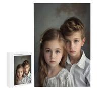 Puzzle Personnalisé avec Photo, Puzzle en Bois 2000 Pieces Adulte, Idée Cadeau Avancée Personnalisable, DIY Puzzles Jouet Personnalisé pour la Famille/Couple/Animaux ou Paysage Photo (2000 Pièces) N76
