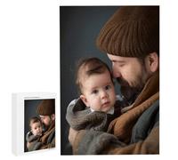 Puzzle Personnalisé avec Photo, Puzzle en Bois 4000 Pieces Adulte, Idée Cadeau Avancée Personnalisable, DIY Puzzles Jouet Personnalisé pour la Famille/Couple/Animaux ou Paysage Photo (4000 Pièces) N66