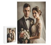 Puzzle Personnalisé avec Photo, Puzzle en Bois 6000 Pieces Adulte,Idée Cadeau Avancée Personnalisable, DIY Puzzles Jouet Personnalisé pour la Famille/Couple/Animaux ou Paysage Photo (6000 Pièces) N188