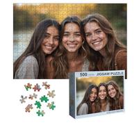 Puzzle personnalisé de 500 pièces pour adultes à partir de photos d'Halloween, famille, vacances, cadeau de mariage