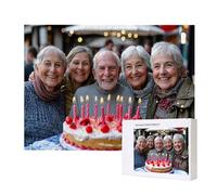 Puzzle Personnalisé Photo 1000/1500/2000/3000/4000/5000/6000 Pièces, Personnalisez Votre Puzzle en Bois, Personnalisable avec Votre Propre Image, pour Adultes, Noël, Couple, Vacances, Idée Cadeau n164