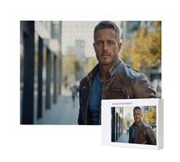 Puzzle Personnalisé Photo 1000/1500/2000/3000/4000/5000/6000 Pièces, Personnalisez Votre Puzzle en Bois, Personnalisable avec Votre Propre Image, pour Adultes, Noël, Couple, Vacances, Idée Cadeau n121